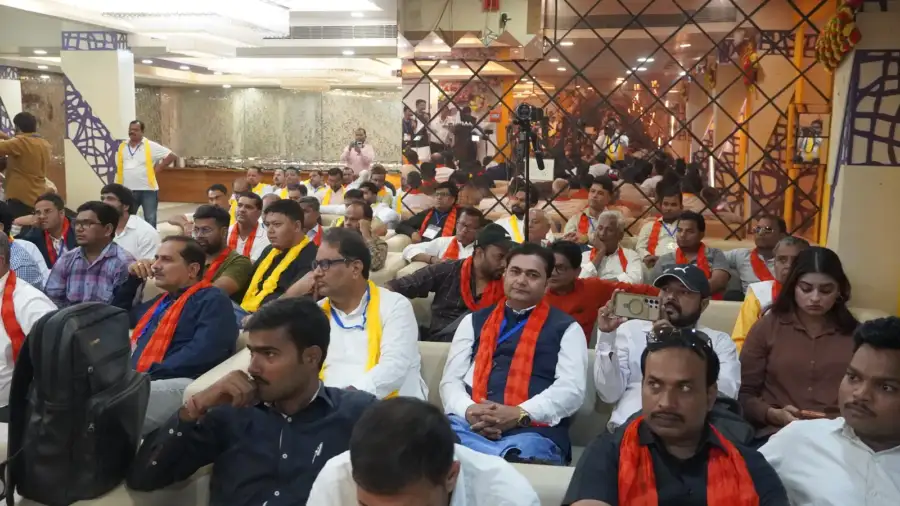 The audience at the Dashak Samvad